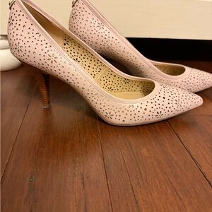 Michael Kors Pink Perforated Heels